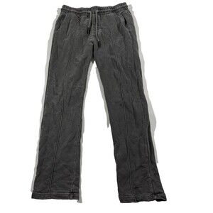 Beymen Club Gray Mens Jogger Sweatpants Cotton Grunge Drawstring Casual Gym Sz S